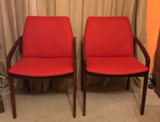 Pair Henning Kjaernulf Rosewood Chairs
